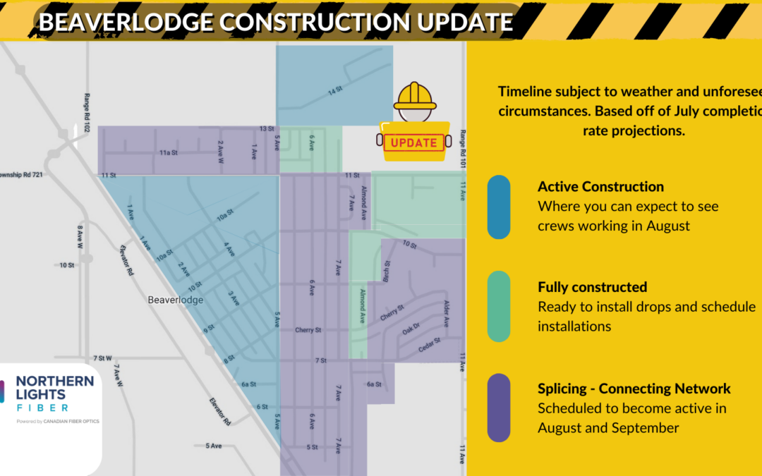 Construction Update – August
